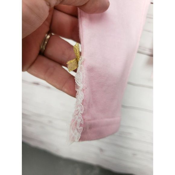 DDG Darlings SO CUTE Flower pot 2 piece outfit 12 months white pink lace mesh - Picture 5 of 7